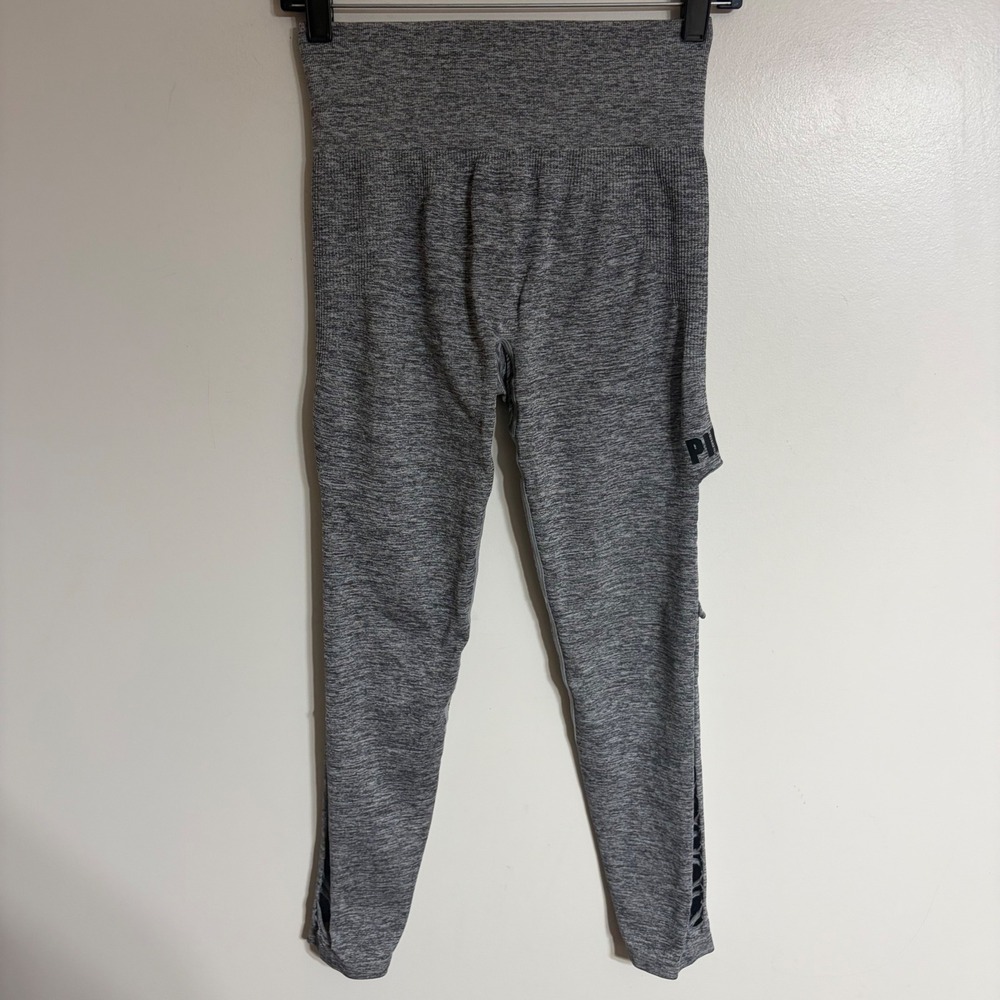 Pink Victoria's Secret Cool & Comfy Seamless Cutout Leggings Gray Medium